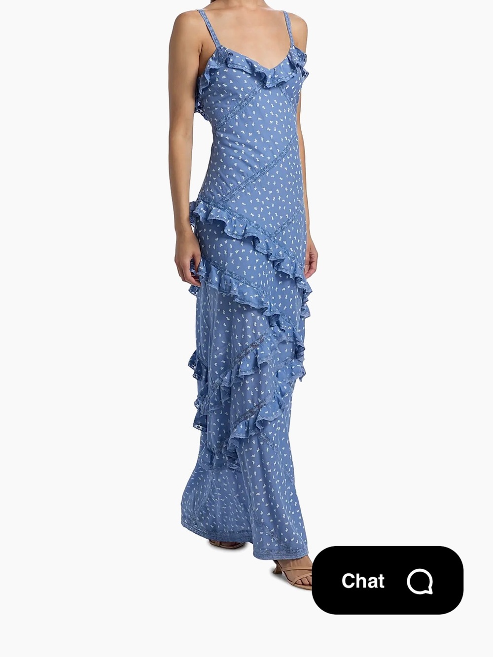 LoveShackFancy x Visit Savannah Nocelle Ruffled Maxi Dress - Picture 4 of 8